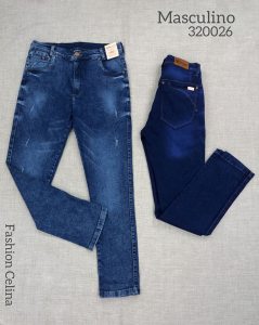 Pantalón Jeans Masculino. Calça jeans c320026